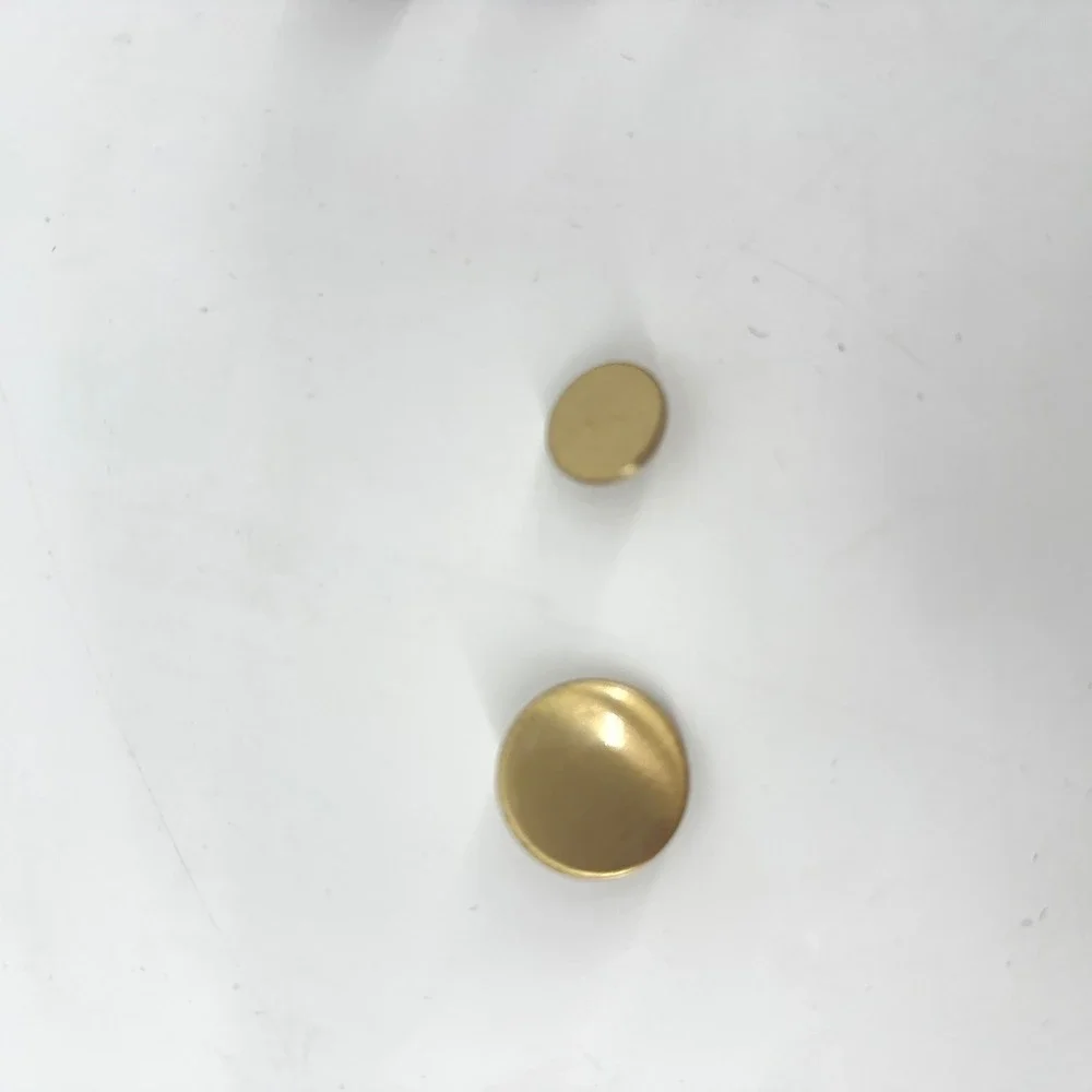 Blazer Buttons Replacement Set Unisex Gold Tone 2‎ Front 6 Sleeve